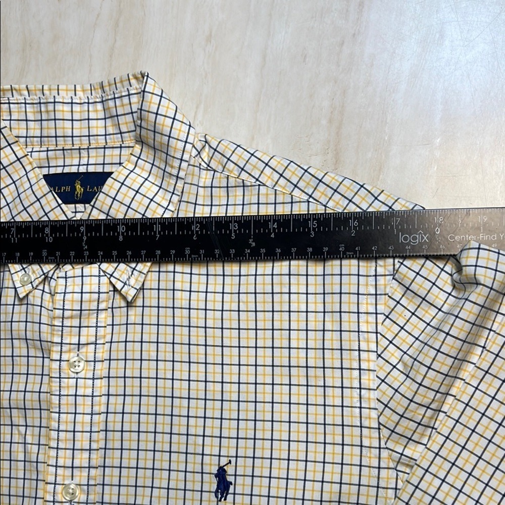 Ralph Lauren Medium Plaid Button Down Long Sleeve Shirt - Picture 7 of 12